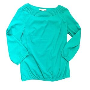 Banana Republic Boat Neck Blouse Green Size XS